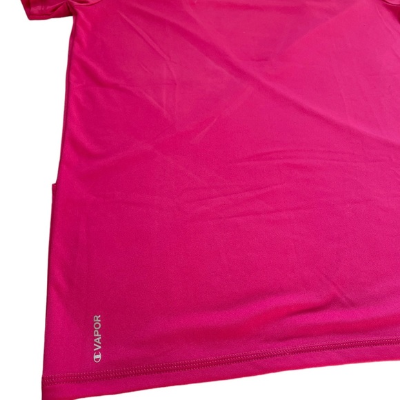 Champion Women’s Size S open Back Athlete Loose Casual Short Sleeve T-Shirt Pink - Picture 10 of 12